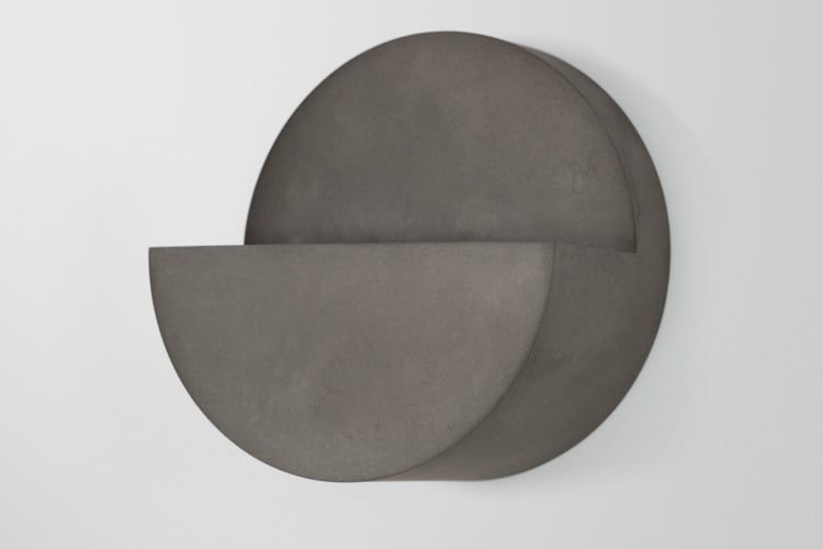 Impulse Round Wall Cast Grey Matt
